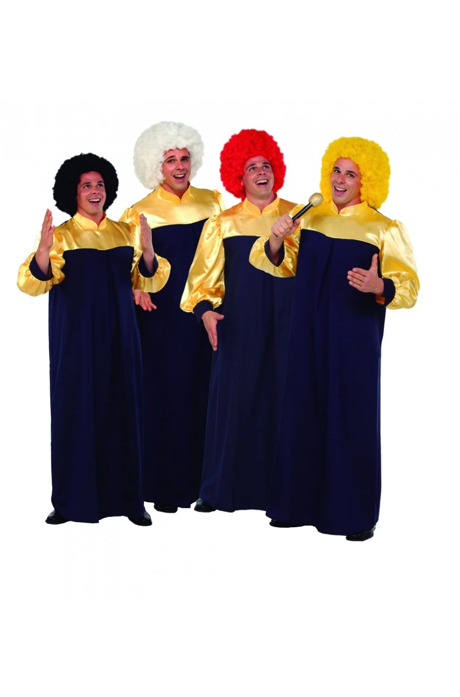 Gruppo Costume Adulto Unisex Cantanti Gospel - immagine 3
