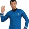 Star Trek Maglia Primo Ufficiale Spock O Mc Coy Con Stampa A Nido D'ape