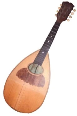 Mandolino Oggetto Di Scena In Legno Senza Corde