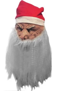 Maschera Babbo Natale Pacchetto Maschera Barba E Cappello