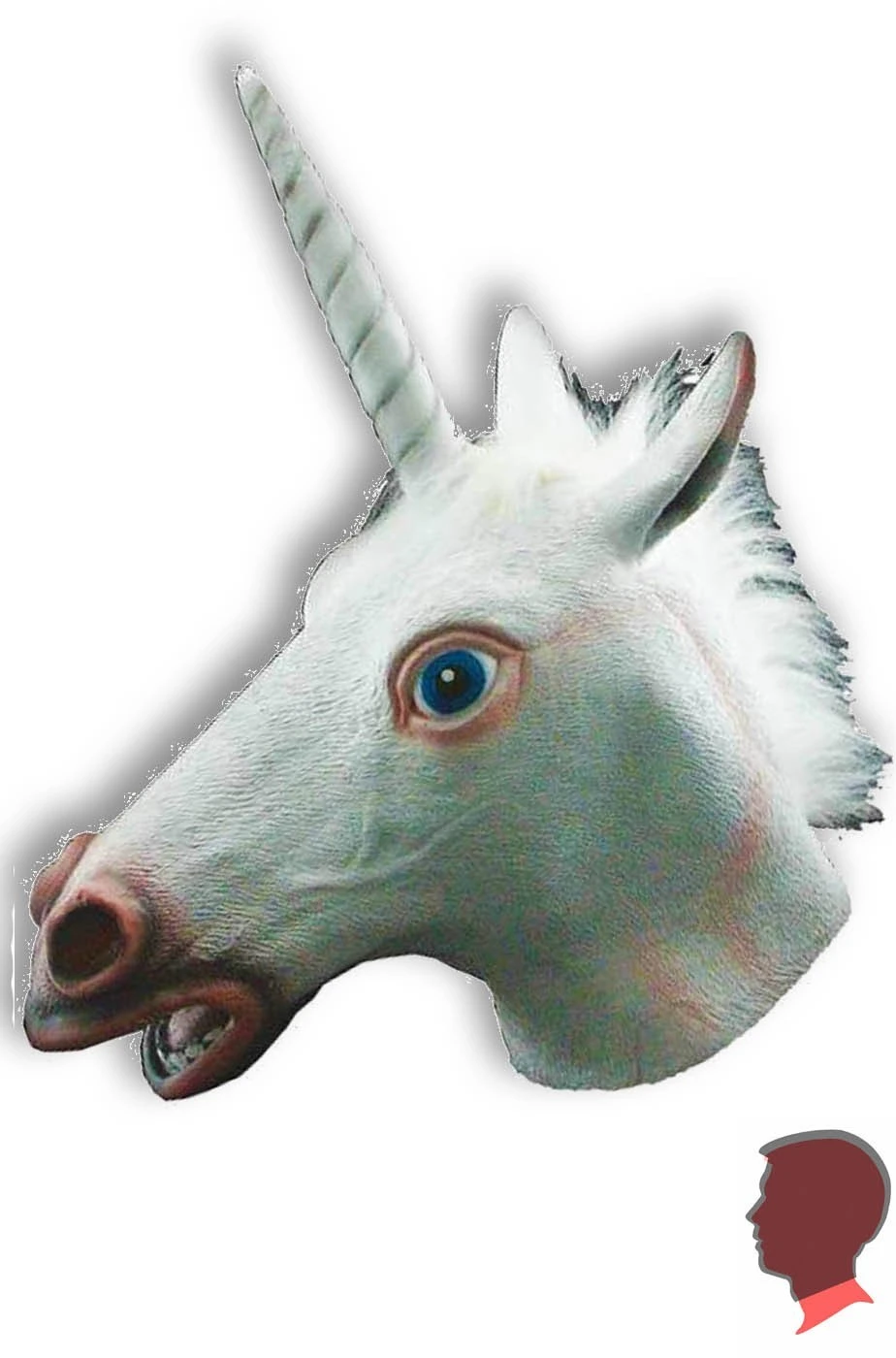 Maschera Da Unicorno In Vinile A Tutta Testa