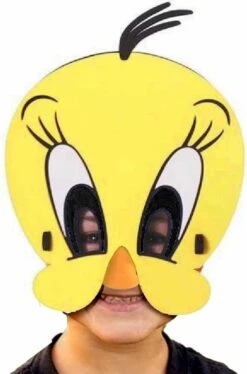 Maschera Titti Il Canarino In E.V.A. Morbida Con Stanghette Ad Occhiale