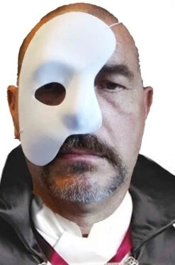 Maschera Fantasma Dell'Opera In Stoffa