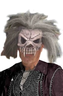 Maschera Teschio Vampiro In Lattice Halloween