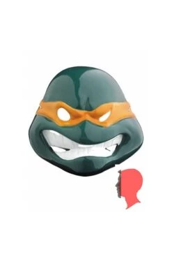 Disguise Maschera Michelangelo Ninja Turtles In Plastica