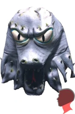Maschera Da Polpo O Da Rettile Di Gomma A Tutta Testa