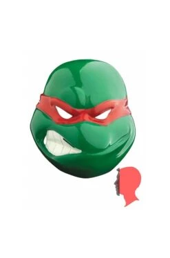 Disguise Maschera Raffaello Ninja Turtles In Plastica