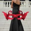 Maschera Rossa Da Diavolessa Elegante Soubrette