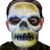 Maschera Halloween Economica Teschio Tutto Viso In E.V.A.