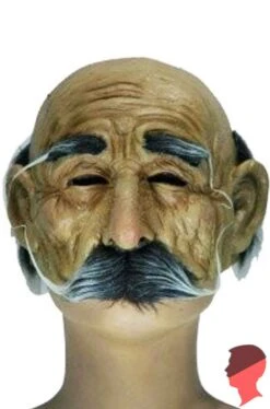 Maschera Vecchio, Nonno, Anziano Muppet