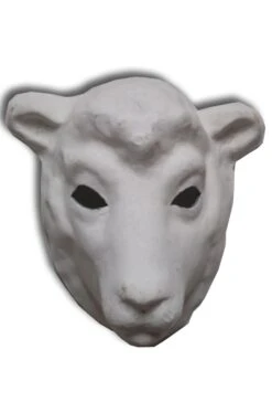 Maschera Veneziana Originale In Cartapesta Pecora