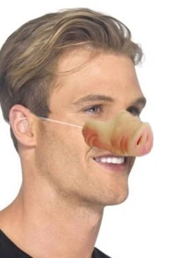 Naso Finto Da Maiale Con Elastico Anche Per I Muppet Rosa