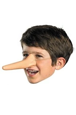 Naso Finto Pinocchio Cyrano Inside Out Per Adulto In Lattice