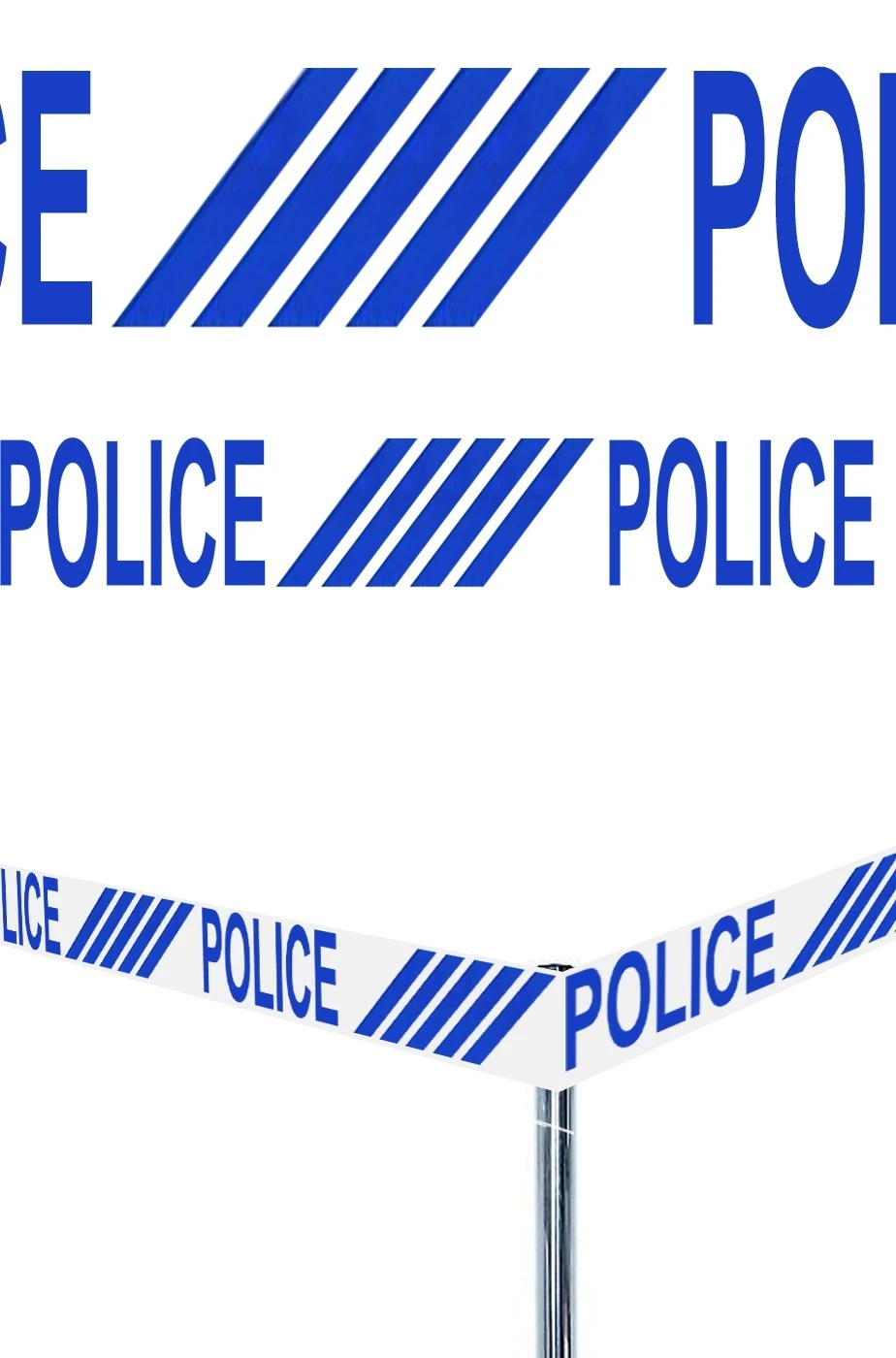 Nastro Polizia Per Delimitare Aree Del Crimine