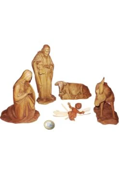 Nativita' Presepe In Legno Del Trentino Realizzata A Mano