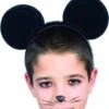 Orecchie Topolino In Plastica Montate Su Cerchietto