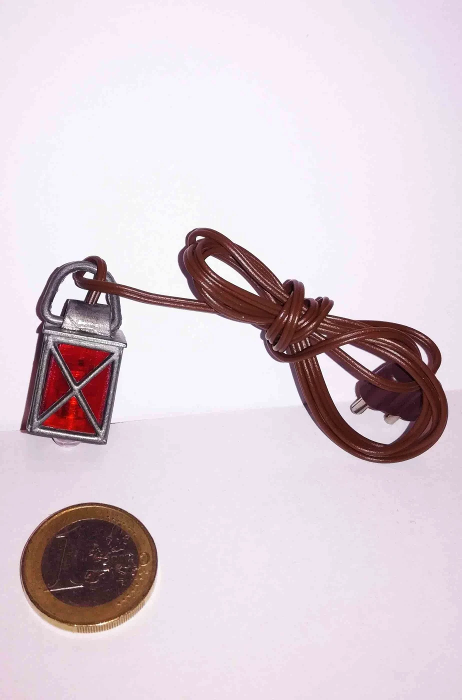 Pacchetto Di Sei Lanterne Rosse Lanternine Per Presepe O Diorami - immagine 3