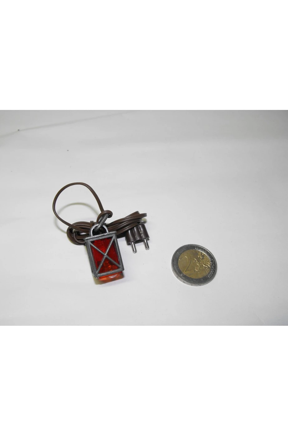 Pacchetto Di Sei Lanterne Rosse Lanternine Per Presepe O Diorami - immagine 4