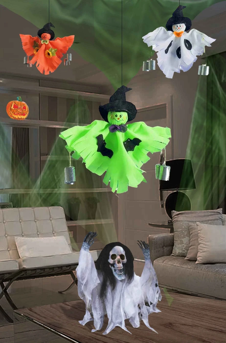 Pacchetto Risparmio Casa Decorazioni Halloween Casa Infestata