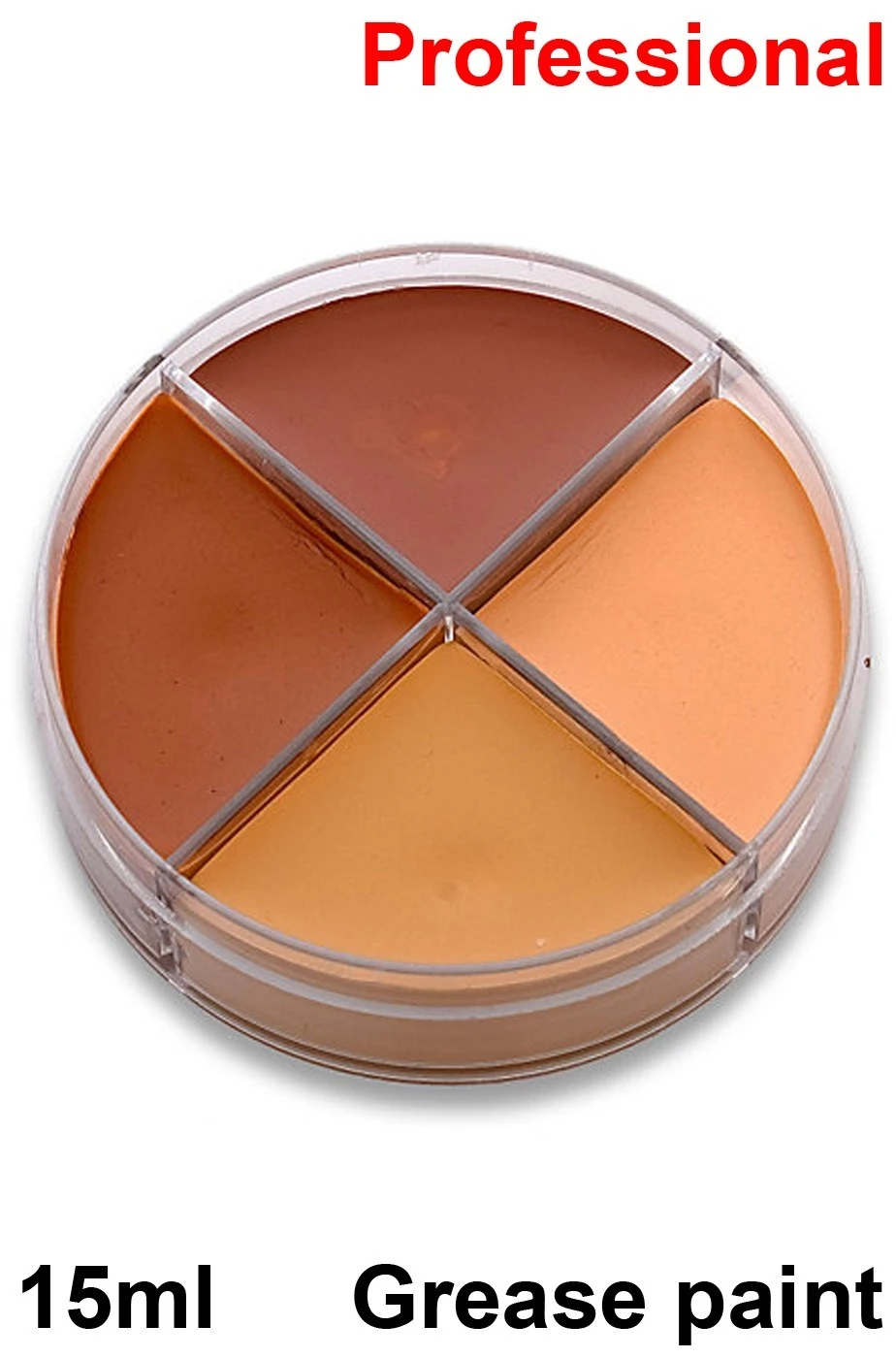 Trucco Teatrale Palette In Cialda 4 Colori Lupo Elfo Fauno Leprecauno - immagine 2