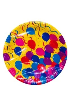 Palloncini Party Piatti In Carta 6pzx27cm