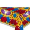 Palloncini Party Tovaglia In Plastica Gialla Con Palloncini 137x182cm