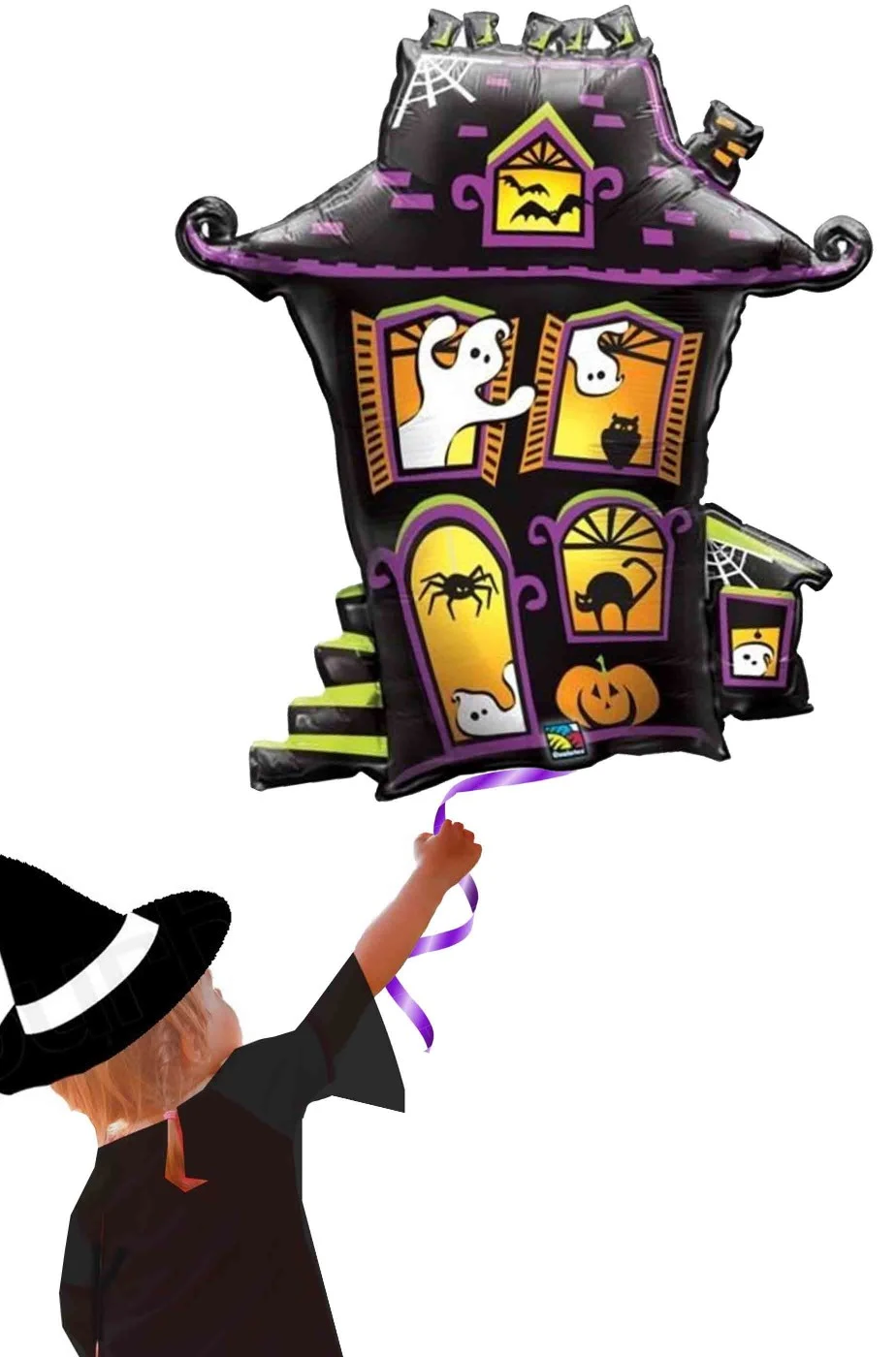 AMSCAN Palloncino Halloween Grande Casa Stregata Da Gonfiare A Elio