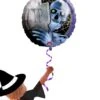 AMSCAN Palloncino Halloween Prismatico Da Gonfiare A Elio 45cm Scheletro