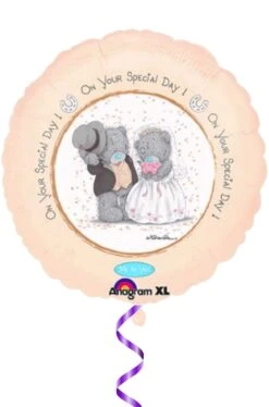 AMSCAN Palloncino Viva Gli Sposi Matrimonio Da Gonfiare A Elio In Foil