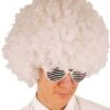 Parrucca Afro Bianca Riccia Anni 70