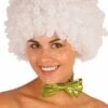 Parrucca Afro Clown Anni 70 Riccia Bianca