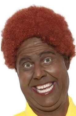 Smiffys Parrucca Afro Clown Anni 70 Riccia Marrone Castana