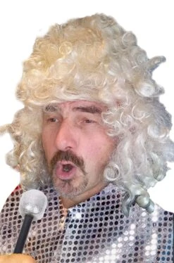 Parrucca Bionda Riccia Lunga Vaporosa Stile Cugini Di Campagna