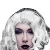 Smiffys Parrucca Crudelia La Pazza
