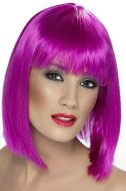 Smiffys Parrucca Donna Corta Viola A Caschetto Glamourama