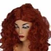 Parrucca Donna Lunga Rosso Ramato Mossa