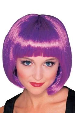 Parrucca Donna Viola Corta A Caschetto