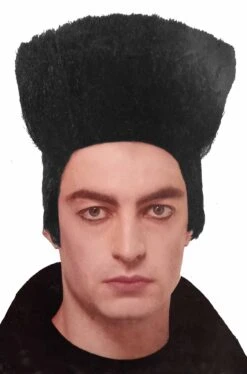 Parrucca Da Pappone Rapper Anni 70 O 80 Riccia Nera