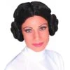 Parrucca Marrone Principessa Leila Di Star Wars