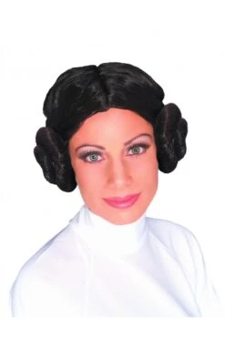 Parrucca Marrone Principessa Leila Di Star Wars