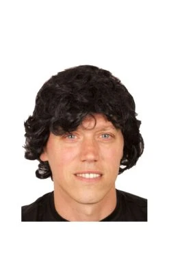 Parrucca Uomo Corta Nera