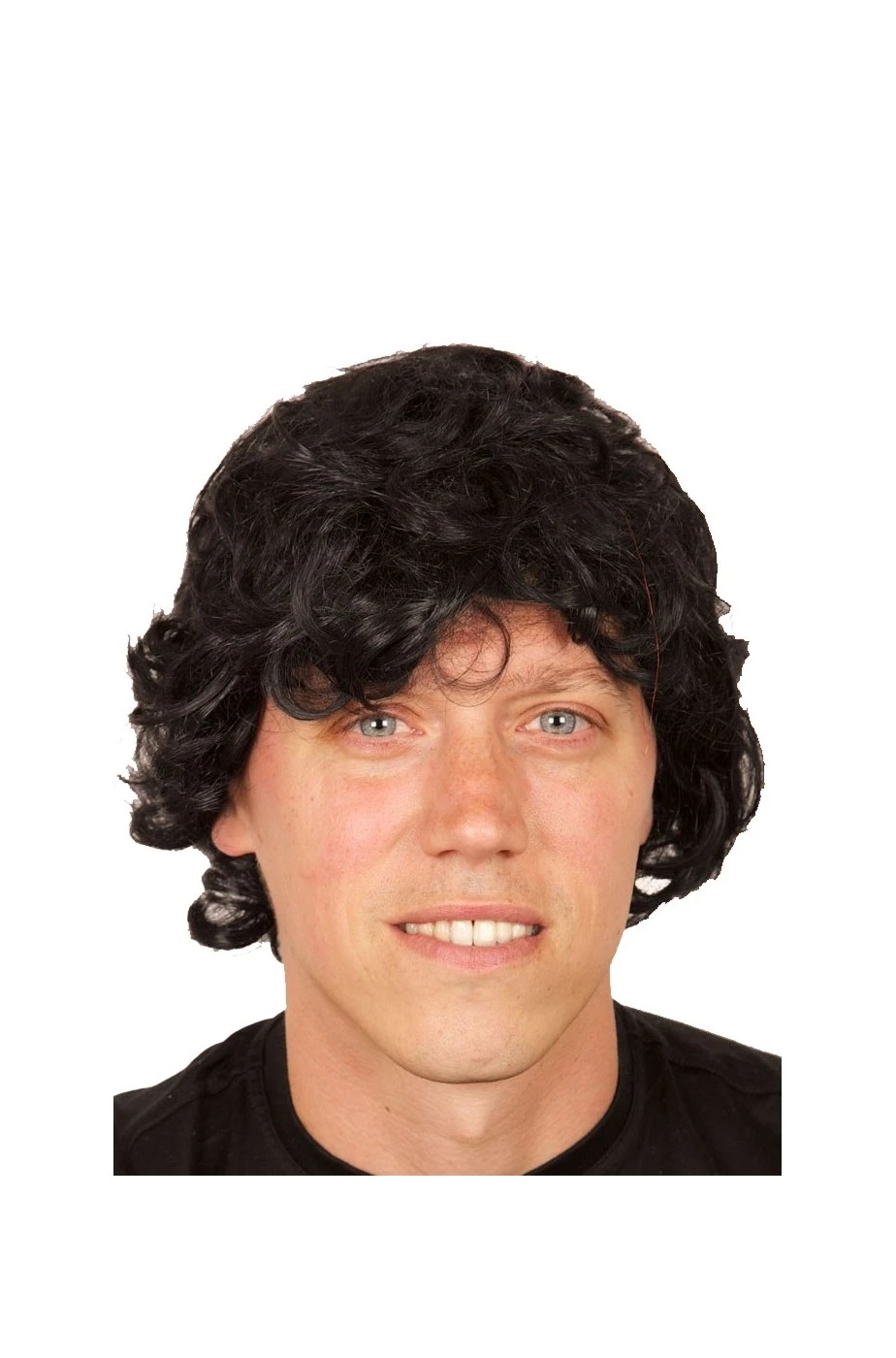 Parrucca Uomo Corta Nera