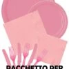 AMSCAN Party Rosa Pacchetto Offerta Per 8 Persone