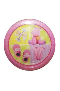 AMSCAN Party Rosa Piatti Di Carta Con Pupazzi Confezione Da 8, 23cm