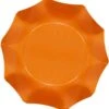 AMSCAN Piatti Party Di Carta Ondulati Arancioni, 10 Piatti, 21cm