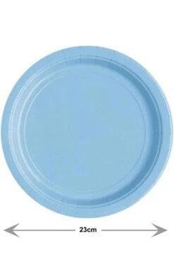 AMSCAN Piatti Party Di Carta Azzurri Piani Grandi (8 Piatti, 23cm)