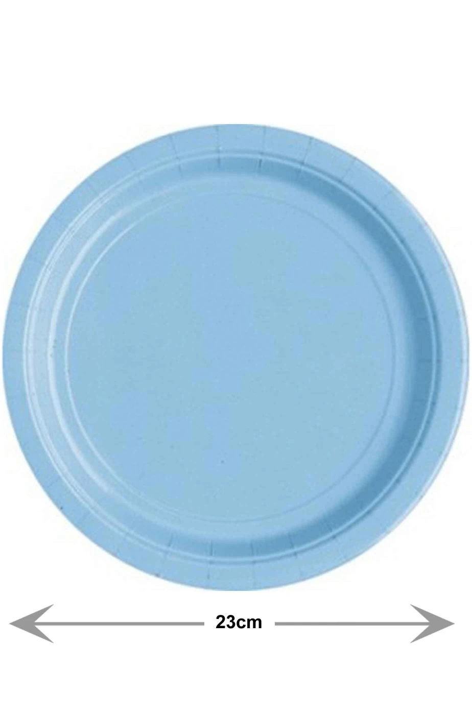 AMSCAN Piatti Party Di Carta Azzurri Piani Grandi (8 Piatti, 23cm)