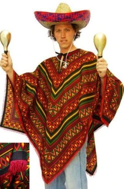 Poncho Messicano Taglia L