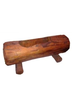 Portafiori In Legno Stile Tirolese Circa 35cm