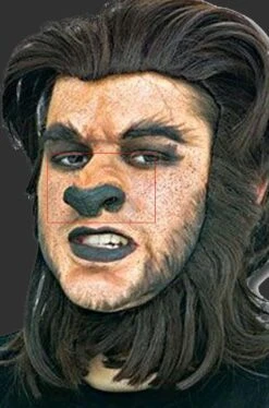 Protesi Naso Lupo In Lattice Pretruccato